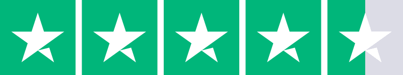 5 out of 5 Trustpilot stars